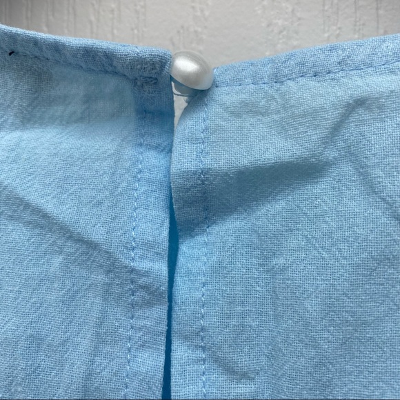 💙Host Pick💙 Baby blue tiered sleeveless top - Picture 5 of 5